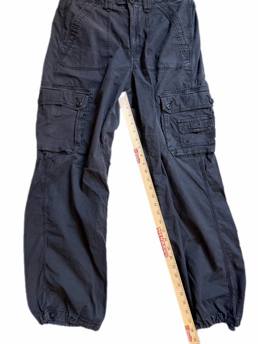 American Eagle Black cargo pants size 12 - Picture 11 of 14